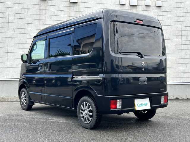 スズキ エブリイ PC リミテッド 山形県 2016(平28)年 7.1万km ブルーイッシュブラックパール3 4WD/カラーコード：ZJ3/SDナビ/（CD/AM/FM/AUX/BT/フルセグ）/4WD/純正フロアマット/純正ドアバイザー/電動格納ミラー/パワーウィンドウ/パワーステアリング/ハイルーフ/エアコン/ダブルエアバッグ/ABS/スタッドレス積み込み（鉄ホイール）