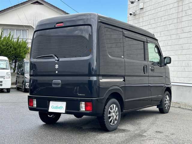 スズキ エブリイ PC リミテッド 山形県 2016(平28)年 7.1万km ブルーイッシュブラックパール3 4WD/カラーコード：ZJ3/SDナビ/（CD/AM/FM/AUX/BT/フルセグ）/4WD/純正フロアマット/純正ドアバイザー/電動格納ミラー/パワーウィンドウ/パワーステアリング/ハイルーフ/エアコン/ダブルエアバッグ/ABS/スタッドレス積み込み（鉄ホイール）