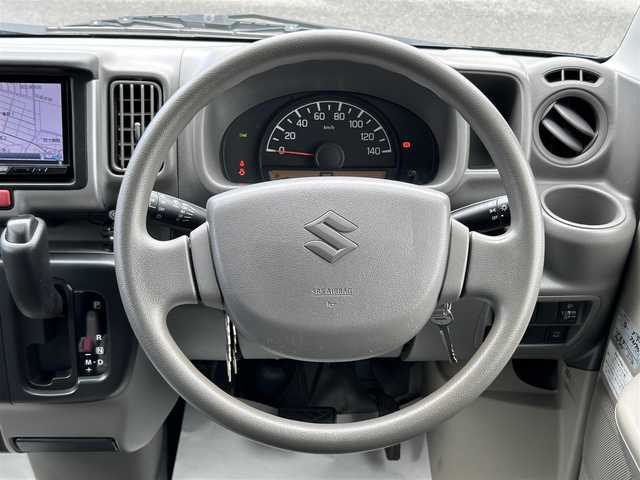スズキ エブリイ PC リミテッド 山形県 2016(平28)年 7.1万km ブルーイッシュブラックパール3 4WD/カラーコード：ZJ3/SDナビ/（CD/AM/FM/AUX/BT/フルセグ）/4WD/純正フロアマット/純正ドアバイザー/電動格納ミラー/パワーウィンドウ/パワーステアリング/ハイルーフ/エアコン/ダブルエアバッグ/ABS/スタッドレス積み込み（鉄ホイール）