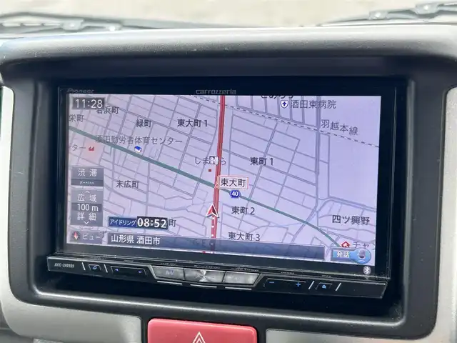 スズキ エブリイ PC リミテッド 山形県 2016(平28)年 7.1万km ブルーイッシュブラックパール3 4WD/カラーコード：ZJ3/SDナビ/（CD/AM/FM/AUX/BT/フルセグ）/4WD/純正フロアマット/純正ドアバイザー/電動格納ミラー/パワーウィンドウ/パワーステアリング/ハイルーフ/エアコン/ダブルエアバッグ/ABS/スタッドレス積み込み（鉄ホイール）