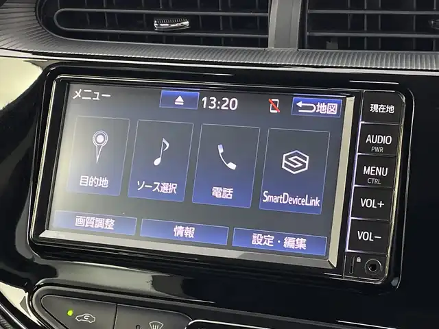 トヨタ アクア S スタイルブラック 新潟県 2018(平30)年 6.4万km ダークブルーマイカ 純正メモリナビ【NSCN-W68】/　ワンセグTV/Bluetooth/CD/衝突被害軽減ブレーキ/レーンキープアシスト/前後コーナーセンサー/前席シートヒーター/バックモニター/ビルトインETC/横滑り防止装置/オートマチックハイビーム/オートライト/ステアリングスイッチ/禁煙車