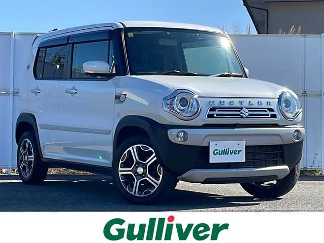 スズキ ハスラー X ターボ 岩手県 2018(平30)年 4.6万km ピュアホワイトP 純正ナビ　全周囲カメラ　Ｂｌｕｅｔｏｏｔｈ　ＣＤ／ＤＶＤ再生　ＵＳＢ接続　フルセグ　シートヒーター　ダウンヒルアシスト　純正１５ＡＷ　ＬＥＤオートライト　ドラレコ　ＥＴＣ　スマートキー　Ｆフォグランプ