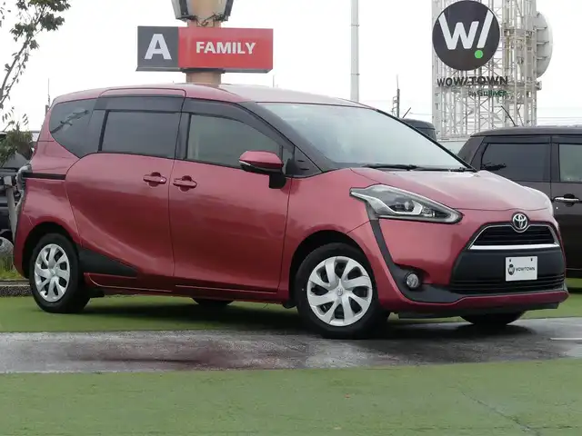 トヨタ シエンタ G 千葉県 2016(平28)年 6万km レッドマイカM Toyota Safety Sense/・プリクラッシュセーフティ/・レーンディパーチャーアラート/・オートハイビーム/両側パワースライドドア/純正SDナビ/地デジTV/【DVD/CD再生機能　Bluetooth接続】/バックカメラ/ドライブレコーダー/革巻きステアリング/ETC/LEDヘッドライト/フォグライト/ウインカーミラー/スマートキー