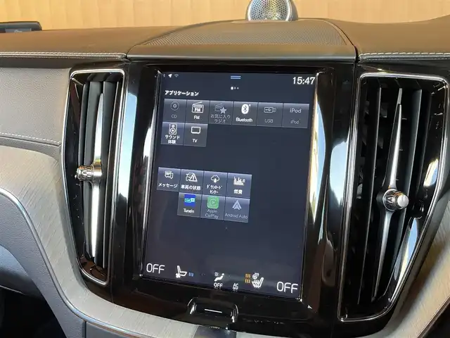 ボルボ ＸＣ６０ D4 AWD インスクリプション 愛知県 2020(令2)年 5.3万km オニキスブラックP パノラマサンルーフ/純正ナビ/フルセグTV/360度カメラ/Bowers＆Wilkinsサウンド/Bluetooth/茶革シート/シートヒーター/シートベンチレーション/ハンドルヒーター/ヘッドアップディスプレイ/ACC/LKA/BSM/純正19AW