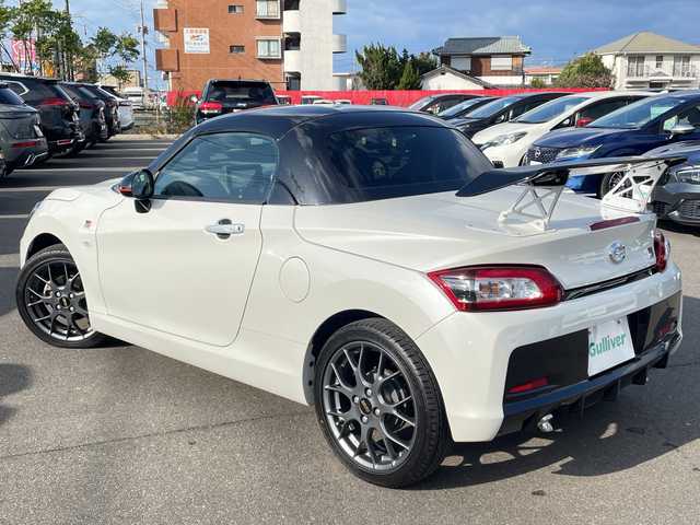 トヨタ コペン GRスポーツ 山口県 2022(令4)年 1.8万km パールホワイトⅢ ケンウッドSDナビ/　DTV/BT/DVD/iPod/HDMI/【MDV-S709W】/前席シートヒーター/バックカメラ/アイドリングストップ/ケンウッドドライブレコーダー前後/【DRV-MR480D】/社外リアウイング/社外16インチアルミ/純正ETC/プッシュスタート/スマートキー