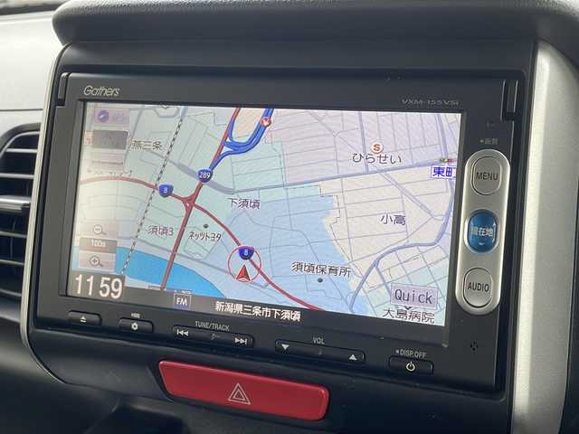 ホンダ Ｎ ＢＯＸ G Lパッケージ 新潟県 2015(平27)年 5.4万km プレミアムホワイトパールⅡ 4WD/メモリナビ:VXM-155VSi/（Bluetooth/FM/AM/ワンセグ）/バックカメラ/D/N席シートヒーター/両側パワースライドドア/純正14インチアルミホイール/プッシュスタート/ドアバイザー/社外ETC/HIDヘッドライト/オートライト/オートエアコン/衝突軽減ブレーキ