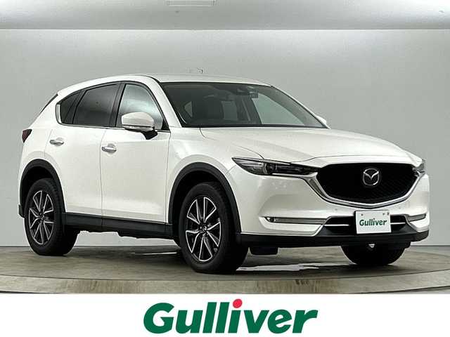 マツダ ＣＸ－５ XD Lパッケージ 愛知県 2019(令1)年 5.3万km スノーフレイクホワイトパールマイカ 純正7インチナビ/（CD/DVD/Bluetooth）/バックカメラ/i-ＡＣＴＩＶSENSE/・衝突軽減ブレーキ/・レーンキープアシスト/・追従式クルーズコントロール/・クリアランスソナー/・ブラインドスポットモニター/ヘッドアップディスプレイ　/純正LEDヘッドライト/純正アルミホイール/電動リアゲート　/前方ドライブレコーダー　/ＥＴＣ　　/ステアリングヒーター/ステアリングリモコン　/パワーバックドア　/スマートキー　/プッシュスタート