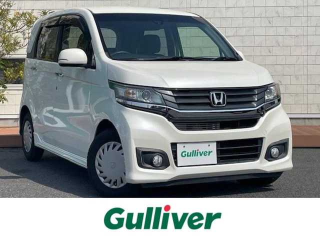 ホンダ Ｎ ＷＧＮ カスタム G Aパッケージ 茨城県 2014(平26)年 6.5万km プレミアムホワイトパール 純正ナビ/バックカメラ/スマートキー/ETC/クルーズコントロール/オートライト/社外フロアマット/ハーフレザー/フォグランプ/ステアリングリモコン/カーテンエアバッグ/ドアバイザー/横滑り防止/ベンチシート