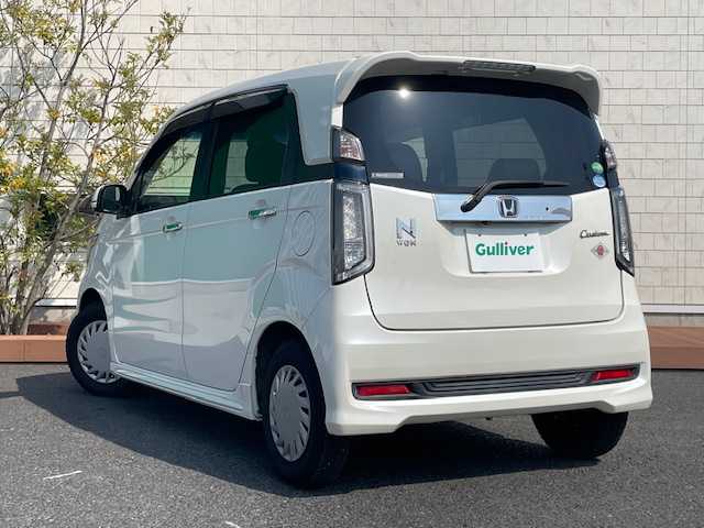 ホンダ Ｎ ＷＧＮ カスタム G Aパッケージ 茨城県 2014(平26)年 6.5万km プレミアムホワイトパール 純正ナビ/バックカメラ/スマートキー/ETC/クルーズコントロール/オートライト/社外フロアマット/ハーフレザー/フォグランプ/ステアリングリモコン/カーテンエアバッグ/ドアバイザー/横滑り防止/ベンチシート