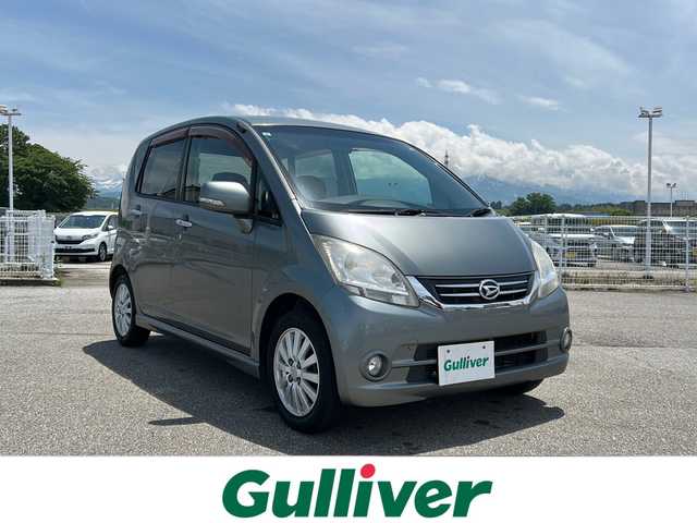 ダイハツ ムーヴ X VS 富山県 2009(平21)年 11.3万km プラチナグレーメタリック 純正アルミホイール　/社外メモリナビ【Ｂｌｕｅｔｏｏｈ／フルセグＴＶ／ＤＶＤ／ＣＤ】　/アンチロックブレーキシステム　/社外ＥＴＣ　/純正アルミホイール　/フォグランプ　/ベンチシート　/スマートキー　/布系シート　/純正フロアマット/Wエアバッグ