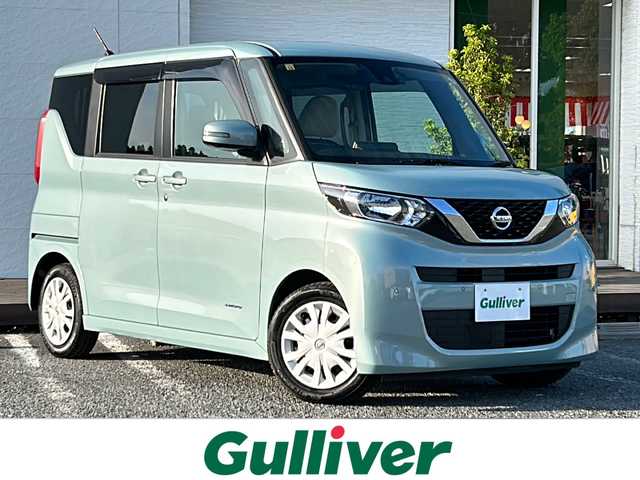 日産 ルークス X 千葉県 2020(令2)年 5.4万km ソーダブルーM ソーダブルーカラー　９インチナビＭＭ３２０Ｄ－Ｌ　全方位カメラ　全方位カメラ内蔵ミラー　ハンズフリーオートスライドドア　パワースライドドア　ドラレコ　ＥＴＣ　オートライト　エマブレ 先行車発信お知らせ