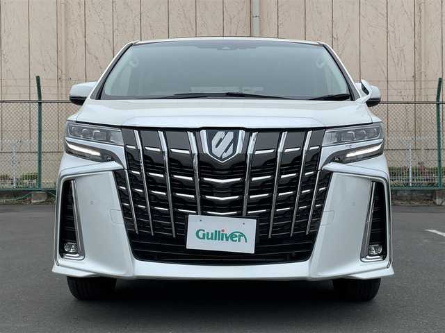 トヨタ アルファードハイブリット SR Cパッケージ 東京都 2022(令4)年 5万km ホワイトパールクリスタルシャイン ツインムーンルーフ/純正ナビ/バックモニター/プリクラッシュ/レーントレーシング/パーキングサポート/レーダークルーズ/シートヒーター/両側電動ドア/ＥＴＣ/ドライブレコーダー/電動リアゲート