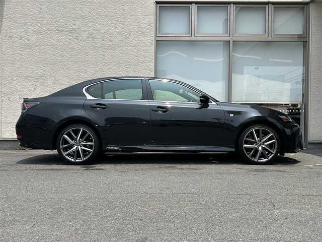 レクサス ＧＳ 450h Fスポーツ 大阪府 2018(平30)年 16.2万km グラファイトブラックガラスフレーク 純正ナビ（TV/BT/CD/DVD）/バックモニター/衝突軽減システム/横滑り防止システム/レーンキープアシスト/クルーズコントロール　追従有/アイドリングストップ/ブレーキホールド/D席メモリーシート/前席パワーシート/前席シートヒーター/前席エアシート/前後コーナーセンサー/純正19インチアルミホイール/純正フロアマット/ドライブレコーダー/ETC2.0　/電動格納ミラー/プッシュスタート/保証書/取扱説明書/スマートキー/スペアキー