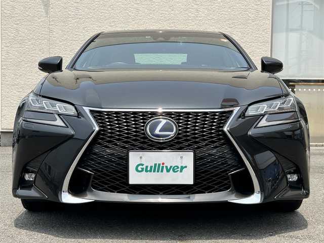 レクサス ＧＳ 450h Fスポーツ 大阪府 2018(平30)年 16.2万km グラファイトブラックガラスフレーク 純正ナビ（TV/BT/CD/DVD）/バックモニター/衝突軽減システム/横滑り防止システム/レーンキープアシスト/クルーズコントロール　追従有/アイドリングストップ/ブレーキホールド/D席メモリーシート/前席パワーシート/前席シートヒーター/前席エアシート/前後コーナーセンサー/純正19インチアルミホイール/純正フロアマット/ドライブレコーダー/ETC2.0　/電動格納ミラー/プッシュスタート/保証書/取扱説明書/スマートキー/スペアキー