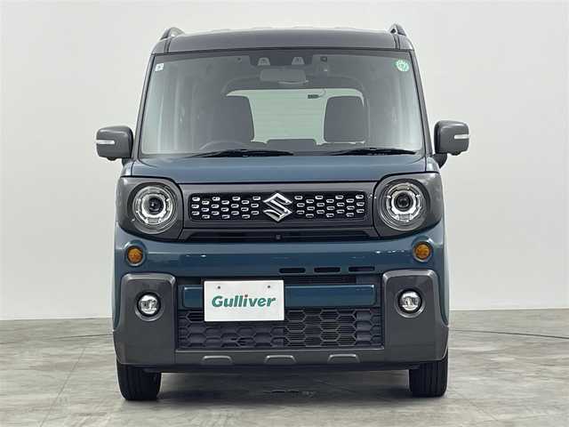 スズキ スペーシア ギア HYBRID XZ 群馬県 2021(令3)年 2.9万km デニムブルー ガンメタリック 2トーン 禁煙車　純正８型ナビ　全方位カメラ　両側パワスラ　デュアルサポート　アダクティブクルーズコントロール　ＬＫＡ　ＥＴＣ　オートマチックハイビーム　衝突軽減システム　シートヒーター　アイドリングストップ