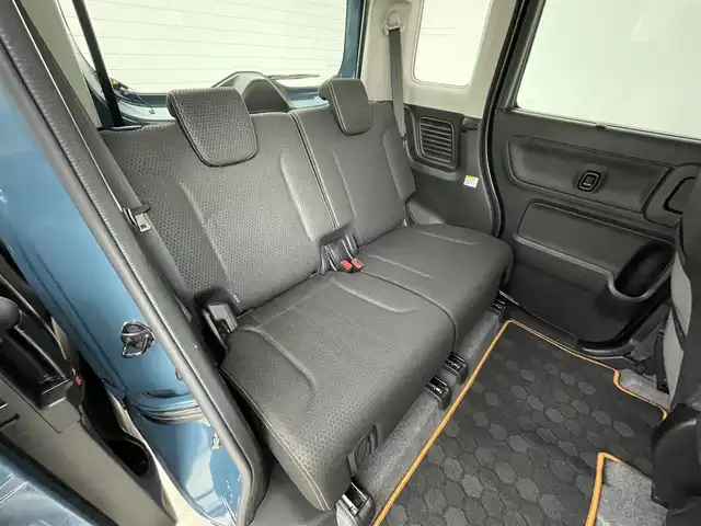 スズキ スペーシア ギア HYBRID XZ 群馬県 2021(令3)年 2.9万km デニムブルー ガンメタリック 2トーン 禁煙車　純正８型ナビ　全方位カメラ　両側パワスラ　デュアルサポート　アダクティブクルーズコントロール　ＬＫＡ　ＥＴＣ　オートマチックハイビーム　衝突軽減システム　シートヒーター　アイドリングストップ