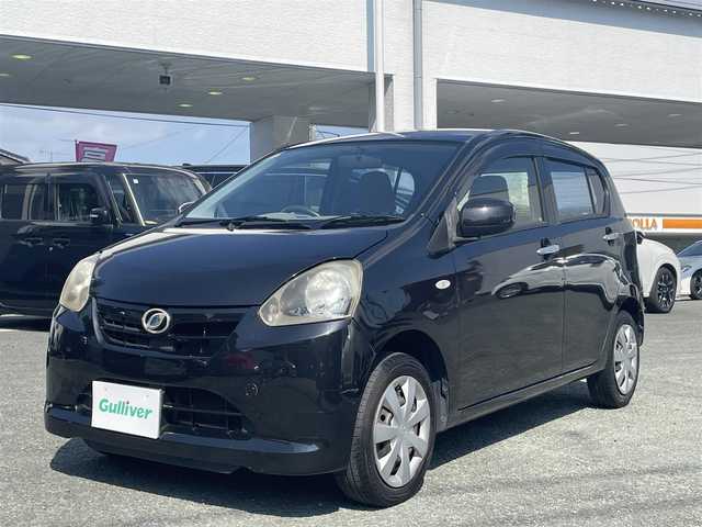 ダイハツ ミラ イース L 熊本県 2012(平24)年 11.7万km ブラックマイカメタリック 純正オーディオ/【ＡＭ／ＦＭ／ＣＤ／ＡＵＸ／ＵＳＢ】/ハロゲンヘッドライト/ヘッドライトレベライザー/純正フロアマット/純正ドアバイザー/純正ホイールキャップ