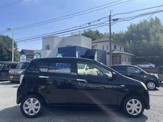 ダイハツ ミラ イース L 熊本県 2012(平24)年 11.7万km ブラックマイカメタリック 純正オーディオ/【ＡＭ／ＦＭ／ＣＤ／ＡＵＸ／ＵＳＢ】/ハロゲンヘッドライト/ヘッドライトレベライザー/純正フロアマット/純正ドアバイザー/純正ホイールキャップ