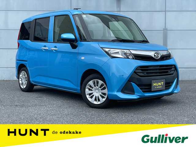 ダイハツ トール X SAⅢ 千葉県 2020(令2)年 5万km ファインブルーマイカメタリック 社外ナビ　/バックカメラ　/Ｂｌｕｅｔｏｏｔｈ接続　/ＣＤ再生　/ビルドインＥＴＣ　/スマートアシストIII　/片側パワースライドドア　/コーナーセンサー　/社外フロアマット　/アイドリングストップ　/オートライト