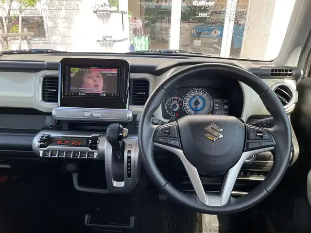 スズキ クロスビー HYBRID MZ 石川県 2019(平31)年 3.2万km ベージュ 社外メモリーナビ/社外CD/DVD/フルセグTV/バックカメラ/LEDヘッドライト/ETC/ドライブレコーダー/スマートキー/プッシュスタート/レーダーブレーキ/クルーズコントロール/純正アルミホイール/シートヒーター/保証書