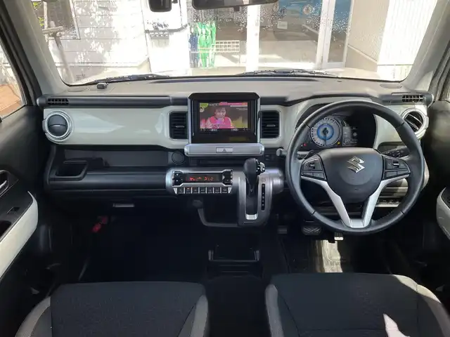 スズキ クロスビー HYBRID MZ 石川県 2019(平31)年 3.2万km ベージュ 社外メモリーナビ/社外CD/DVD/フルセグTV/バックカメラ/LEDヘッドライト/ETC/ドライブレコーダー/スマートキー/プッシュスタート/レーダーブレーキ/クルーズコントロール/純正アルミホイール/シートヒーター/保証書