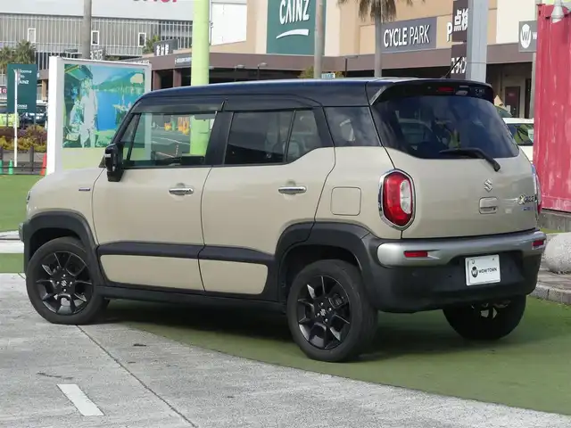 スズキ クロスビー HYBRID MZ 千葉県 2019(平31)年 3.2万km キャラバンアイボリーパールメタリック/ブラック 2トーンルーフ 175/60R16/スズキセーフティサポート/クルーズコントロール/アイドリングストップ/社外メモリーナビ/地デジTV/【DVD/CD再生機能　Bluetooth接続】/バックカメラ/前席シートヒーター/革巻きステアリング/パドルシフト/ETC/LEDヘッドライト/フォグライト/ウインカーミラー/純正16インチアルミホイル/サイド/カーテンエアバッグ/スマートキー