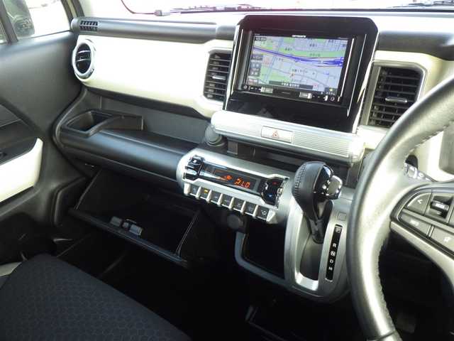 スズキ クロスビー HYBRID MZ 千葉県 2019(平31)年 3.2万km キャラバンアイボリーパールメタリック/ブラック 2トーンルーフ 175/60R16/スズキセーフティサポート/クルーズコントロール/アイドリングストップ/社外メモリーナビ/地デジTV/【DVD/CD再生機能　Bluetooth接続】/バックカメラ/前席シートヒーター/革巻きステアリング/パドルシフト/ETC/LEDヘッドライト/フォグライト/ウインカーミラー/純正16インチアルミホイル/サイド/カーテンエアバッグ/スマートキー