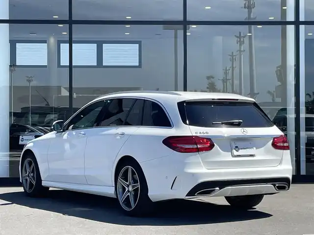 メルセデス・ベンツ Ｃ２００ ワゴン スポーツ 千葉県 2016(平28)年 4.5万km ポーラホワイト ヘッドアップディスプレイ/ARTICOレザー/パワーシート/シートヒーター/電動チルトステアリング/ドライブレコーダー/純正HDDナビ/バックカメラ/地デジ/パワーバックドア/純正１８インチAW