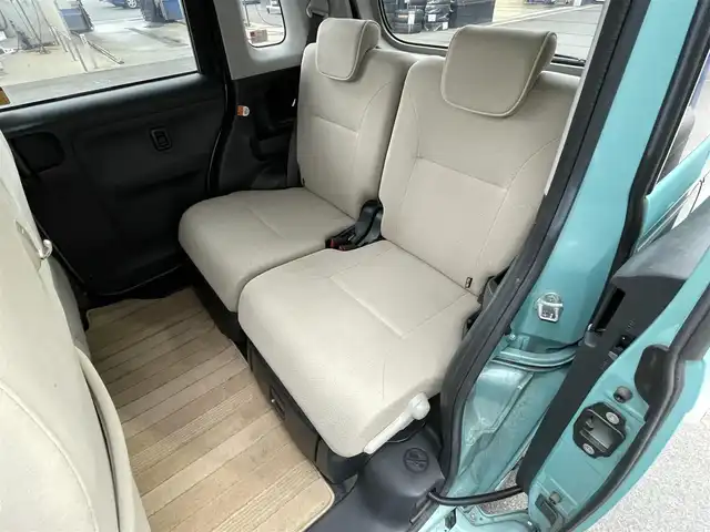 ダイハツ ムーヴ キャンバス G ホワイトアクセント リミテッド SAⅢ 滋賀県 2020(令2)年 3.7万km ファインミントメタリック 純正8インチナビ/両側電動スライドドア/レーンキープアシスト/横滑り防止装置/全方位カメラ/衝突軽減装置/アイドリングストップ/ドライブレコーダー/ETC/ステアリングスイッチ/LEDヘッドライト/電動格納ミラー/プッシュスタート