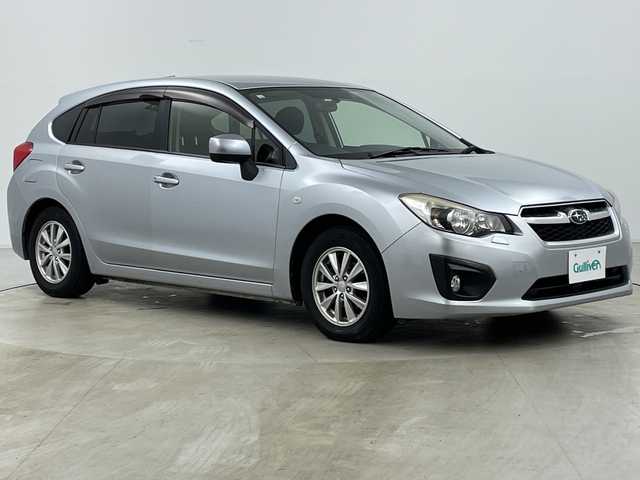 スバル インプレッサ スポーツ 1．6i－L 道央・札幌 2012(平24)年 6.2万km アイスシルバーメタリック ・4WD/・寒冷地仕様/・純正ナビ&CD&DVD&SD&BT&TV/・バックカメラ/・ETC/・ドアミラーヒーター/・HIDヘッドライト/・スマートキー/・スペアキー/・純正15インチAW/・スタッドレス積込