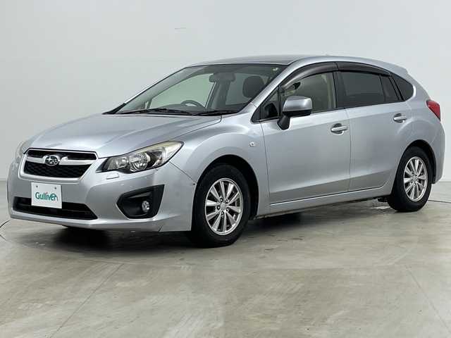 スバル インプレッサ スポーツ 1．6i－L 道央・札幌 2012(平24)年 6.2万km アイスシルバーメタリック ・4WD/・寒冷地仕様/・純正ナビ&CD&DVD&SD&BT&TV/・バックカメラ/・ETC/・ドアミラーヒーター/・HIDヘッドライト/・スマートキー/・スペアキー/・純正15インチAW/・スタッドレス積込