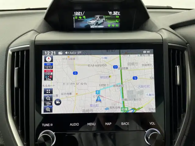 スバル フォレスター ハイブリッド アドバンス 群馬県 2023(令5)年 3.2万km クリスタルブラックシリカ アイサイトセイフティプラス(視界拡張)/・フロントビューモニター/・スマートリヤビューモニター/シルバー塗装ルーフレール(ロープホール付き)/＝＝＝＝＝/純正パナソニックビルトイン8インチナビ/・AM/FM/CD/DVD/Blu-ray/Bluetooth/HDMI/フルセグTV/・AppleCarPlay/AndroidAuto/・ドライブレコーダー連動/＝＝＝＝＝/アイサイトセイフティプラス（視界拡張／運転支援）　シルバールーフレール　純正８インチナビ　バックカメラ　純正ドライブレコーダー　パワーバックドア　ＥＴＣ　前席／後席左右シートヒーター　衝突軽減　禁煙車