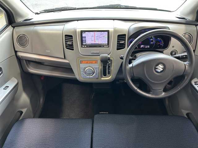 スズキ ワゴンＲ FX－LTDⅡ 愛知県 2010(平22)年 6.1万km シルキーシルバーメタリック 社外メモリナビ/フルセグテレビ/バックカメラ/Bluetooth/ウィンカーミラー/ドアバイザー/プッシュスタート/ETC/レザーステアリング