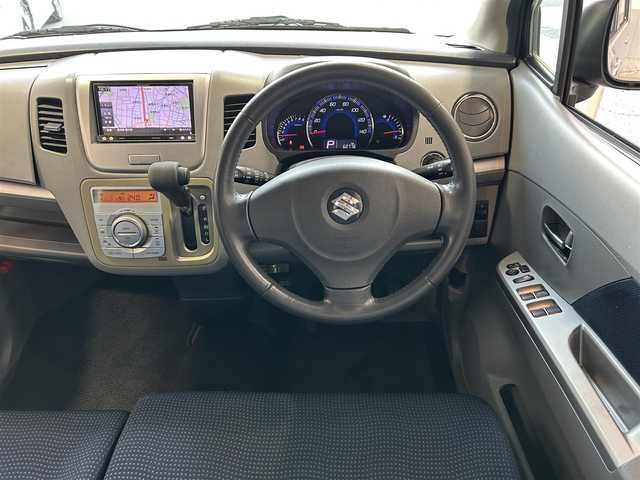 スズキ ワゴンＲ FX－LTDⅡ 愛知県 2010(平22)年 6.1万km シルキーシルバーメタリック 社外メモリナビ/フルセグテレビ/バックカメラ/Bluetooth/ウィンカーミラー/ドアバイザー/プッシュスタート/ETC/レザーステアリング