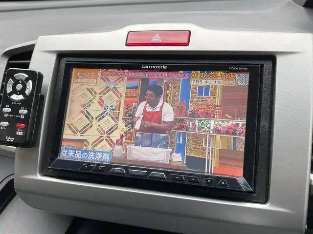 ホンダ フリード ハイブリット ジャストセレクション 埼玉県 2012(平24)年 8.7万km プレミアムブラキッシュパール /ワンオーナー//社外メモリナビ//フルセグTV//バックカメラ//CD/DVD/Bluetooth//両側パワースライドドア//クルーズコントロール//ETC//スマートキー//キセノン//ハーフレザーシート//Wエアバッグ//ABS//横滑り防止装置//ドライブレコーダー//オートライト//プライバシーガラス//無限フロントグリル//純正15インチAW//新車時保証書//取扱説明書//ナビ取説