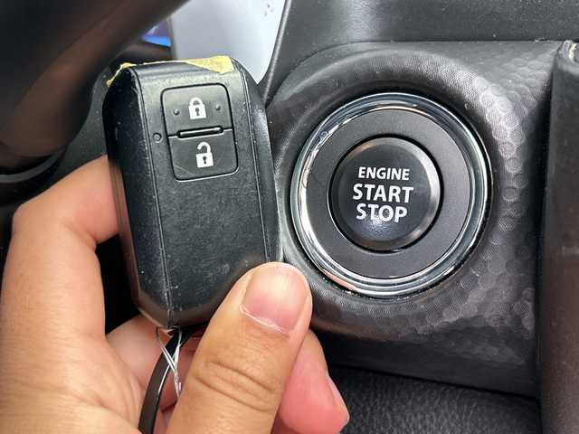 スズキ ハスラー HYBRID X 三重県 2021(令3)年 4.2万km ブルーイッシュブラックパール3 /禁煙車//ドラレコ　//シートヒーター　//ＬＥＤヘッドライト //レーダーブレーキサポート //レーンキープアシスト //スマートキー //本革ステアリング //ステアリングスイッチ