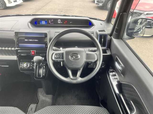 ダイハツ タント カスタム X 島根県 2021(令3)年 5.3万km ブラックマイカメタリック 4WD/純正9型ＳＤナビ　/(ＤＶＤ再生/Ｂｌｕｅｔｏｏｔｈ接続)　/バックカメラ　/両側パワースライドドア　/前後コーナーセンサー　/レーンアシスト　/衝突回避支援ブレーキ機能　/前席シートヒーター　/オートハイビーム／ライト　/純正ＬＥＤヘッドライト/純正14インチアルミホイール　/純正フロアマット