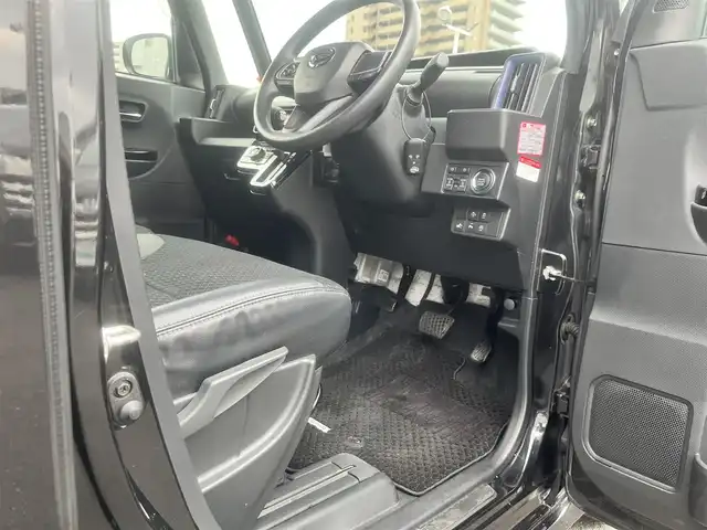 ダイハツ タント カスタム X 島根県 2021(令3)年 5.3万km ブラックマイカメタリック 4WD/純正9型ＳＤナビ　/(ＤＶＤ再生/Ｂｌｕｅｔｏｏｔｈ接続)　/バックカメラ　/両側パワースライドドア　/前後コーナーセンサー　/レーンアシスト　/衝突回避支援ブレーキ機能　/前席シートヒーター　/オートハイビーム／ライト　/純正ＬＥＤヘッドライト/純正14インチアルミホイール　/純正フロアマット