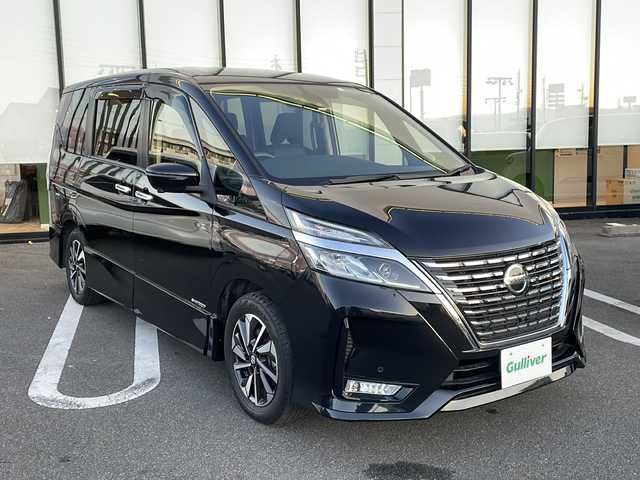 日産 セレナ ハイウェイスター V 岐阜県 2020(令2)年 2.8万km ダイヤモンドブラック 純正ナビ/アラウンドビューモニター/両側パワースライドドア/純正アルミホイール/フルセグTV/ETC