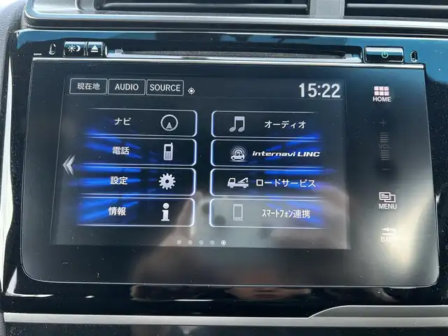 ホンダ フィット ハイブリット S ホンダセンシング 島根県 2017(平29)年 2.4万km ルージュアメジストM 純正メーカーナビ　/フルセグTV/ＤＶＤ再生　/Bluetooth接続　/バックカメラ　/ビルトインＥＴＣ　/前方ドライブレコーダー　/衝突軽減ブレーキ　/アダプティブクルーズコントロール/レーンキプアシスト/横滑り防止装置　/LEDヘッドライト　/LEDフォグランプ/スマートキー　/プッシュスタート/Ｗ／サイド／カーテンエアバック/純正１６インチアルミホイール/純正フロアマット
