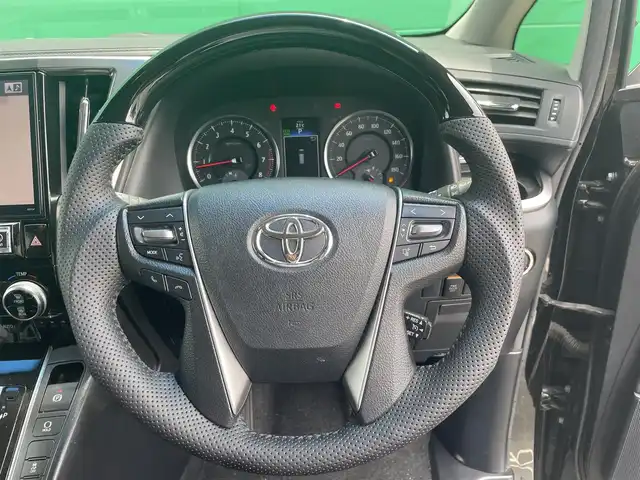 トヨタ ヴェルファイア Z Aエディション 福島県 2017(平29)年 8万km ブラック AA自店落札分/ALPINE11型ナビ/　EX11V/・バックカメラ/・フルセグTV/・Bluetooth/・DVD走行中可能/・SD/CD/AM/FM/ALPINEカーアロマ/クルーズコントロール/両側電動スライドドア/純正ビルトインETC/前後コーナーセンサー/LEDヘッドライト