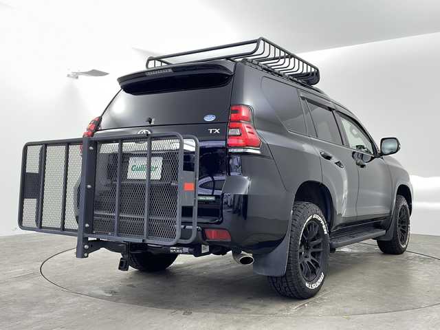 トヨタ ランドクルーザー プラド TX Lパッケージ 兵庫県 2020(令2)年 3.3万km ブラック ・ワンオーナー車/・ALPINE9インチナビ&TV&CD&DVD&SD&HDMI&BT/・ALIPINEヘッドレストリアモニターX2/・革シート/・パワーシート/・シートヒーター/・レーダークルーズコントロール/・社外GPSレーダー/・前後ドライブレコーダー/・ビルトインETC/・バックモニター/・クリアナンスソナー/・サンルーフ/・モンスタテレーン17インチAW/・YAKIMAルーフキャリア/・XWAGヒッチメンバーリアカーゴ/・純正サイドステップ/・LEDオートライト/・フォグランプ/・オートマチックハイビーム/・トヨタセーフティセンス/・レーンディパーチャーアラート/・プリクラッシュセーフティ/・ヘッドライトウォッシャー/・４WD