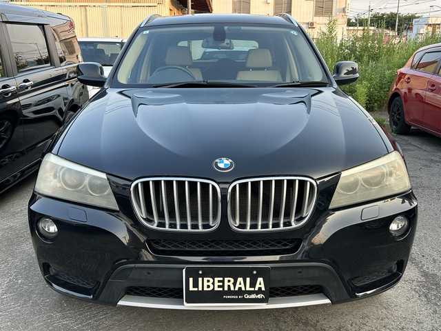 ＢＭＷ Ｘ３ xDrive28i ハイライン 道東・釧路十勝 2011(平23)年 6.1万km サファイアブラックP サンルーフ/クルーズコントロール/白革/シートヒーター/メモリ付きパワーシート/純正HDDナビ/TV/CD/DVD/バック/サイドカメラ/キセノンヘッドライト/オートライト/フロント/リアフォグライト/革巻ステアリング/リモコン/プッシュスタート/スマートキー/純正18インチAW/ミラーETC