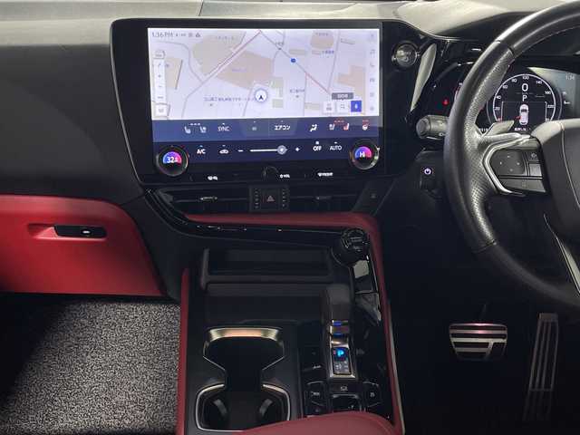 レクサス ＮＸ 350h Fスポーツ 神奈川県 2023(令5)年 2.4万km 青Ｍ レクサスセーフティシステム+/純正メーカーオプションディスプレイオーディオ/・ナビ/BT/フルセグTV/USB/HDMI/MiraCast/パノラミックビューモニター/デジタルインナーミラー/電動サイドブレーキ/オートブレーキホールド/AC100V/EVモード/パワーバックドア/革巻きステアリング/ステアリングスイッチ/パドルシフト/ステアリングヒーター/Autoライト/レザー調シート/パワーシート(D/N)/メモリシート(D)/シートヒーター(D/N)/ベンチレーション(D/N)/ヘッドアップディスプレイ/スマートキー/スペアキー/プッシュスタートボタン/ビルトインETC2.0/前後ドライブレコーダー/三眼LEDヘッドライト/フォグランプ/シーケンシャルウィンカー/電動格納ミラー/ウィンカーミラー/純正20インチアルミホイール/フロアマット