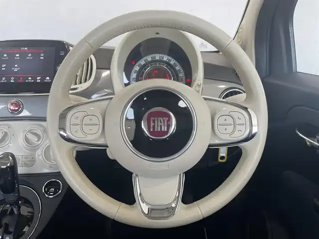 フィアット ５００ 1．2 カルト 静岡県 2021(令3)年 1.3万km GRIGIO QUARZO 純正ディスプレイオーディオ/・Bluetooth/AppleCarPlay/androidauto/AM/FM/クルーズコントロール/社外ドライブレコーダー（前方）/ステアリングスイッチ/シティモード/純正16インチAW/ETC/USBポート（2個）