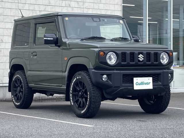 スズキ ジムニー XC 茨城県 2023(令5)年 2.7万km ジャングルグリーン ワンオーナー/柿本マフラー(純正マフラー有)/社外メモリナビ【AVIC-RL712】/(地デジTV・CD・DVD・BT・ラジオ再生)/レーダークルーズコントロール/スズキセーフティサポート/シートヒーター/ドライブレコーダー/バックカメラ/ビルトインETC/オートライト/LEDヘッドライト/社外16inアルミホイール/純正16inアルミ積載/フロアマット/スマートキー/スペアキー/取扱説明書/保証書
