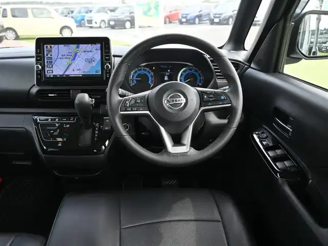 日産 ルークス HWS Gターボ プロパイロットED 千葉県 2021(令3)年 5.7万km ホワイトパール エマージェンシーブレーキ/プロパイロット/インテリジェントクルーズコントロール/両側パワースライドドア/9インチ純正メモリーナビ/地デジTV/【DVD/CD再生機能　Bluetooth接続】/アラウンドビューモニター/革巻きステアリング/LEDヘッドライト/フォグライト/ウインカーミラー/コーナーセンサー/純正15インチアルミホイル/サイド/カーテンエアバッグ/インテリジェントキー