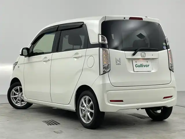 ホンダ Ｎ ＷＧＮ G Aパッケージ 愛知県 2015(平27)年 4.7万km プレミアムホワイトパール ワンオーナー/KENWOOD7インチナビ/・フルセグ/・Bluetooth/・DVD/CD/SD/あんしんパッケージ/ ・シティブレーキアクティブシステム/・前席用i-サイドエアバッグシステム〈容量変化タイプ〉＋サイドカーテンエアバッグシステム〈前席/後席対応〉/スペアキー/ヒルスタートアシスト機能/ディスチャージヘッドライト（オートライトコントロール付）