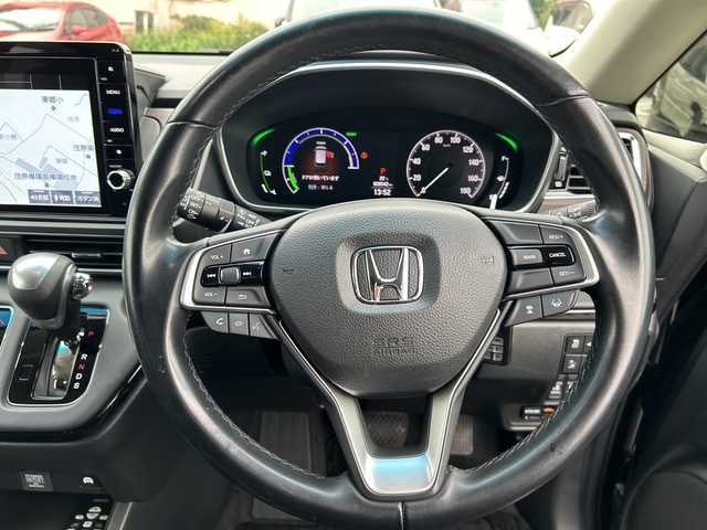 ホンダ オデッセイ ハイブリッド e:HEVアブソルート EX 千葉県 2021(令3)年 2.1万km プレミアムヴィーナスブラックP １オーナー　ナビ　全方位カメラ　フリップダウンモニター両側電動スライドドア　２．０ＥＴＣ　ＵＳＢ　ホンダセンシング　電動バックドア　クルコン　シートヒーター　スマートキー　１８インチＡＷ　ＬＥＤライト