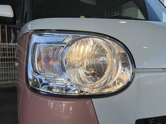 ダイハツ ムーヴ キャンバス ストライプス X 大分県 2023(令5)年 1.5万km シャイニングホワイトパール/アプリコットピンクメタリック ワンオーナー /9インチ純正SDナビ /フルセグTV /CD/DVD再生機能/バックカメラ /両側パワースライドドア /禁煙　/クリアランスソナー /2トーン /前方純正ドライブレコーダー /電動格納ミラー　/スマートキー/Wエアバッグ/オートライト